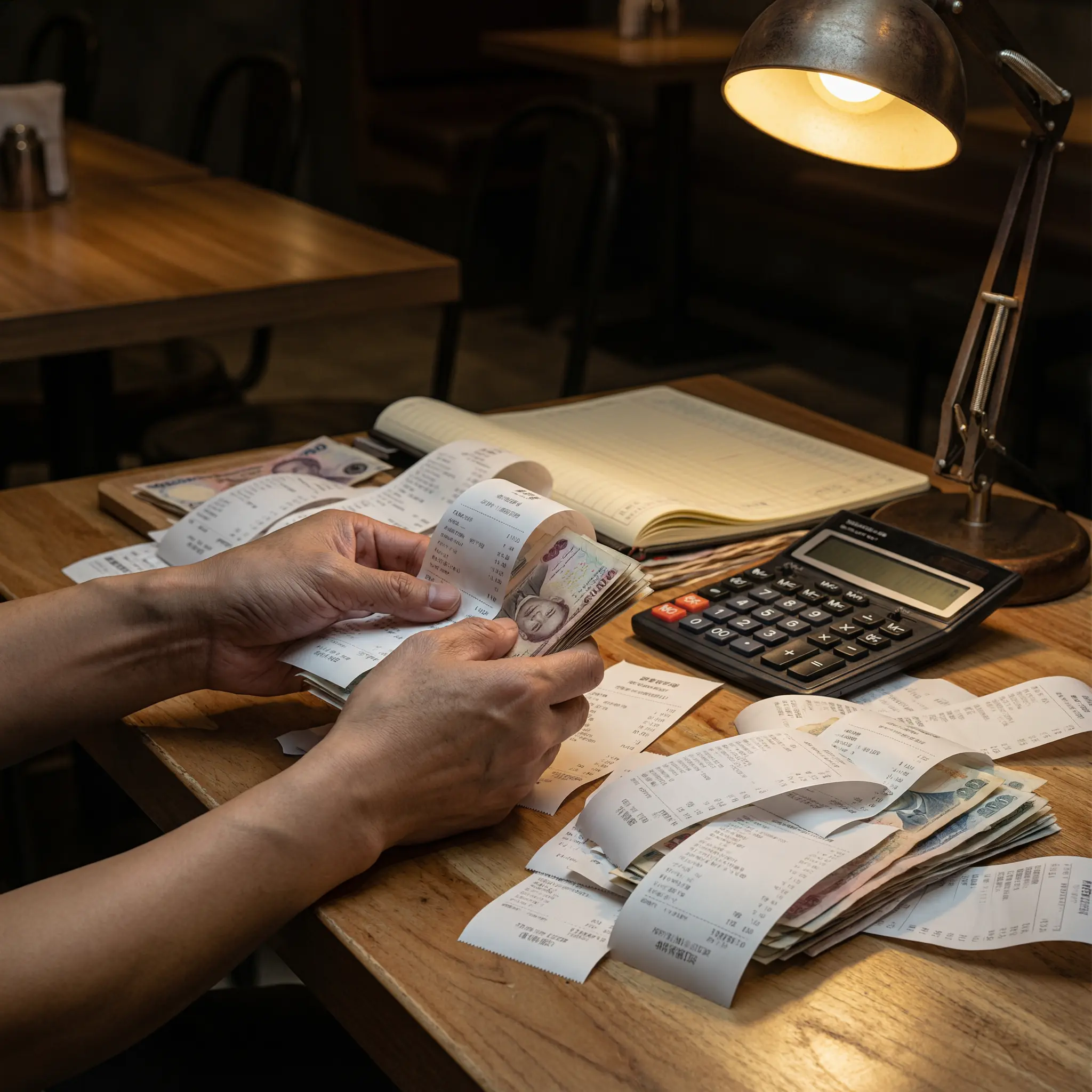 Reconciliation and cash control are heavy