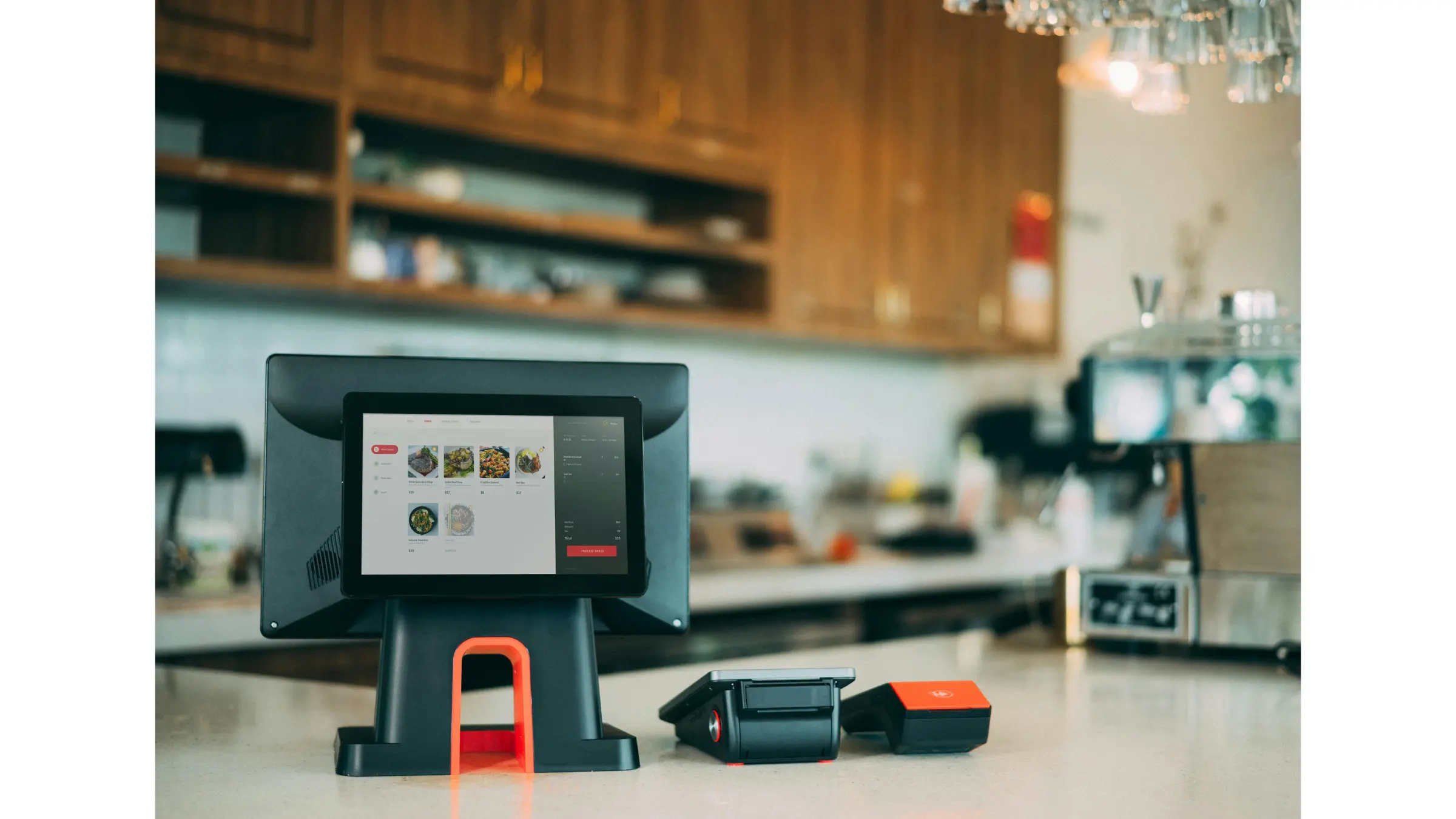 Handheld POS and desktop POS working together