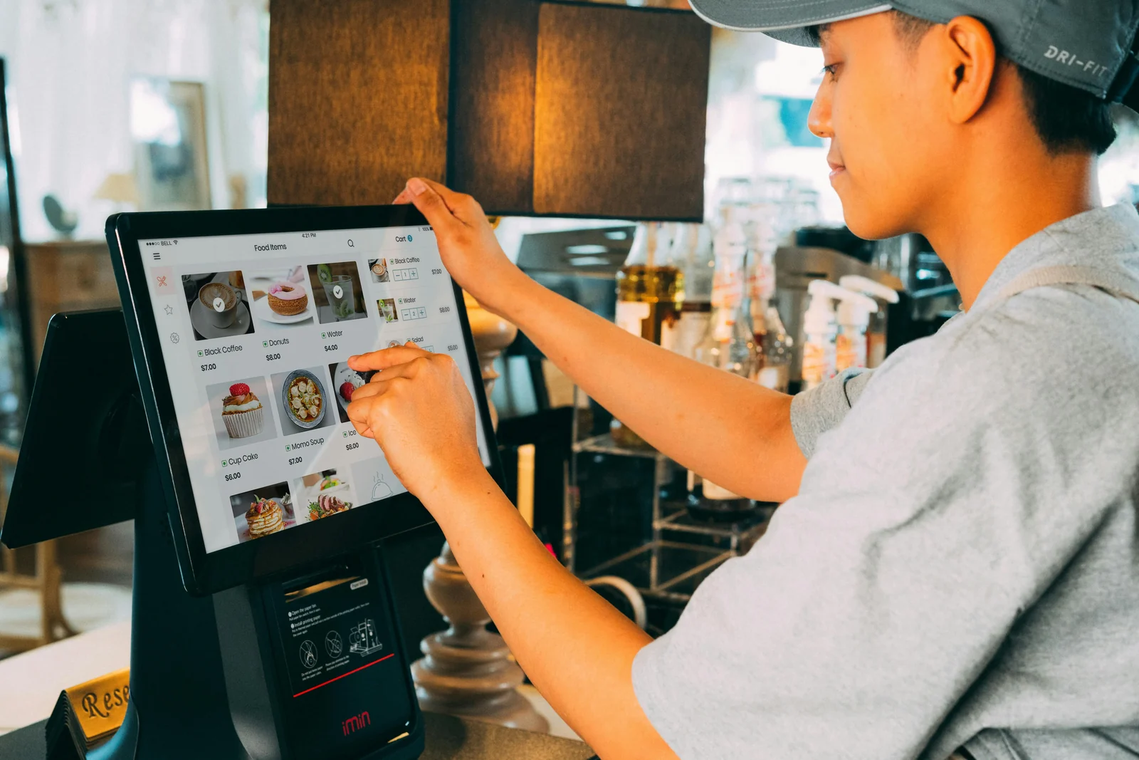 Menu and rule distribution interface